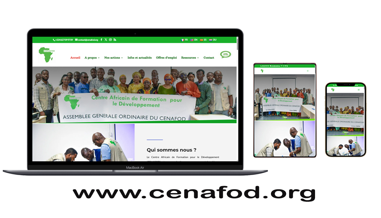 Site web du cenafod Masoma Consulting Sarl